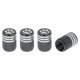 thumbnail image 1 of Ofertas Únicas 4 Pcs Tapas de Válvula de Neumático Estilosas 8x16mm Cubiertas de Polvo de Válvula de Neumático de Aleación de Aluminio Gris, 1 of 7