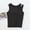 Black, variant on SNKSDGM Women's Plus Casual Tops for Women Plus Size Tank Tops for Women 5X Women's Camisole Top Built In Bra Sleeveless Solid Color Padded Garment Racerback Wide Straps Ribbed S
