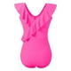 thumbnail image 4 of WILLBEST Traje de Baño Mujer Dos Piezas Trajes de Baño para Mujer Traje de Baño Lindo Traje de Baño con Cuello En V con Volantes, 4 of 4