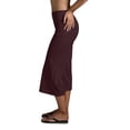 thumbnail image 6 of Tanghaowl Women's Pants, Women Casual Capri Pants High Waist Straight Leg Lifting Workout Yoga Stretchy Wide Trousers for Gym Running XL, 6 of 9