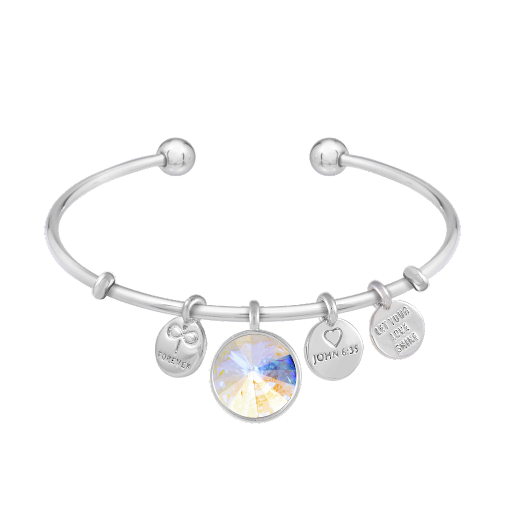 Forever Crystal Forever Crystals Bracelet Lifestones Memoir Bangle