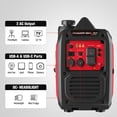 thumbnail image 5 of PowerSmart 2500W Portable Inverter Gas Generator Super Quiet Low Oil Shutdown Low Noise for Camping, 5 of 8