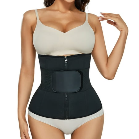 

KUMAYES Body Shaper for Women Sweat Slimming Waist Trainer Workout Girdle Belly Band Tummy Control Waist Cincher