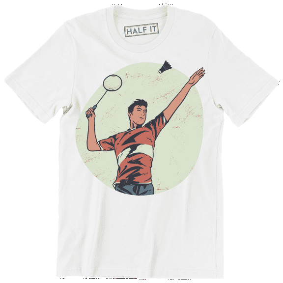 Badminton Player Strike Move badminton Game Sports Men's T-Shirt
