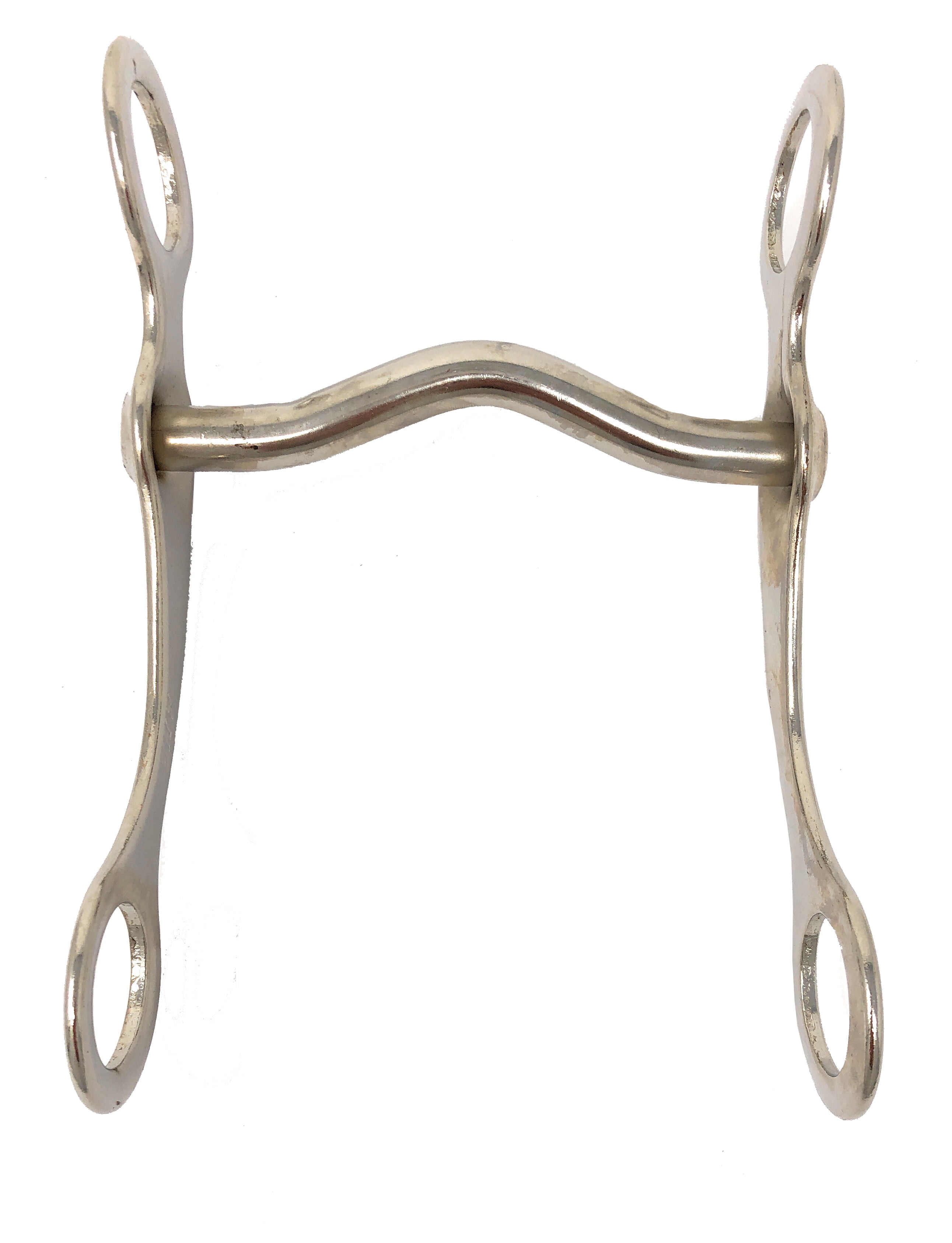 Pony Horse Bit Grazing Bit Low Port 4 Inch Mullen Mouth