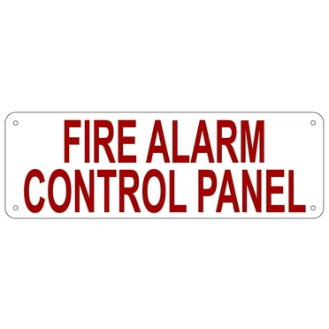 FIRE ALARM CONTROL PANEL SIGN (Reflective, Aluminium 4X12)