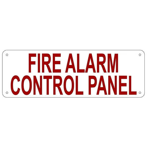 FIRE ALARM CONTROL PANEL SIGN (Reflective, Aluminium 4X12)