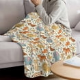 thumbnail image 3 of Cute Animals Zoo Blanket Soft Cozy Warm Throw Blanket for Couch, Plush Fuzzy Flannel Fleece Blankets for Sofa, Cartoon Funny Elephant Tiger Bed Blankets Lightweight Gifts for Women, 40"x50", 3 of 9