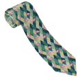 thumbnail image 3 of Fotbe Flamingo Corbata Clásica para Hombre con Estampado – Corbata de Seda Jacquard Tejida, para Negocios, Bodas y Eventos Formales, 3 of 7