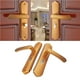 thumbnail image 4 of Juego De Cerradura De Manija De Puerta De Aleación De Zinc, Pestillo De Palanca De Puerta De Baño Para Sala De Estar, Cerradura De Seguridad Para El Hogar Inevent EL008879-00, 4 of 6
