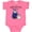 Hot Pink, variant on Inktastic Happy Birthday, Mimi Cute Penguins Boys or Girls Baby Bodysuit