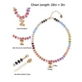 thumbnail image 4 of Time and Tru Goldtone Multicolored Bead Initial "Z" Necklace, 4 of 6