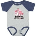 thumbnail image 3 of Inktastic My Mimi Loves Me Llama Girls Baby Bodysuit, 3 of 5