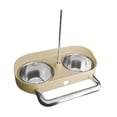 thumbnail image 4 of Almencla Bird Feeder for Cage No Mess Cage Accessory for Small to Medium Birds Parrot Yellow Round, 4 of 8