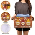 thumbnail image 7 of GZHJMY Happy Thanksgiving Funny Three Gnomes Storage Bin for Toy Storage Basket Dirty Clothes Sundries Office Home Closet Shelf Cube Box Waterproof Laundry Basket Collapsible Organizer, 7 of 7
