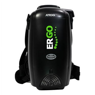 Atrix VACBP10 Ergo HEPA Backpack Vacuum with Additional Filters, Premium Bundle, Black