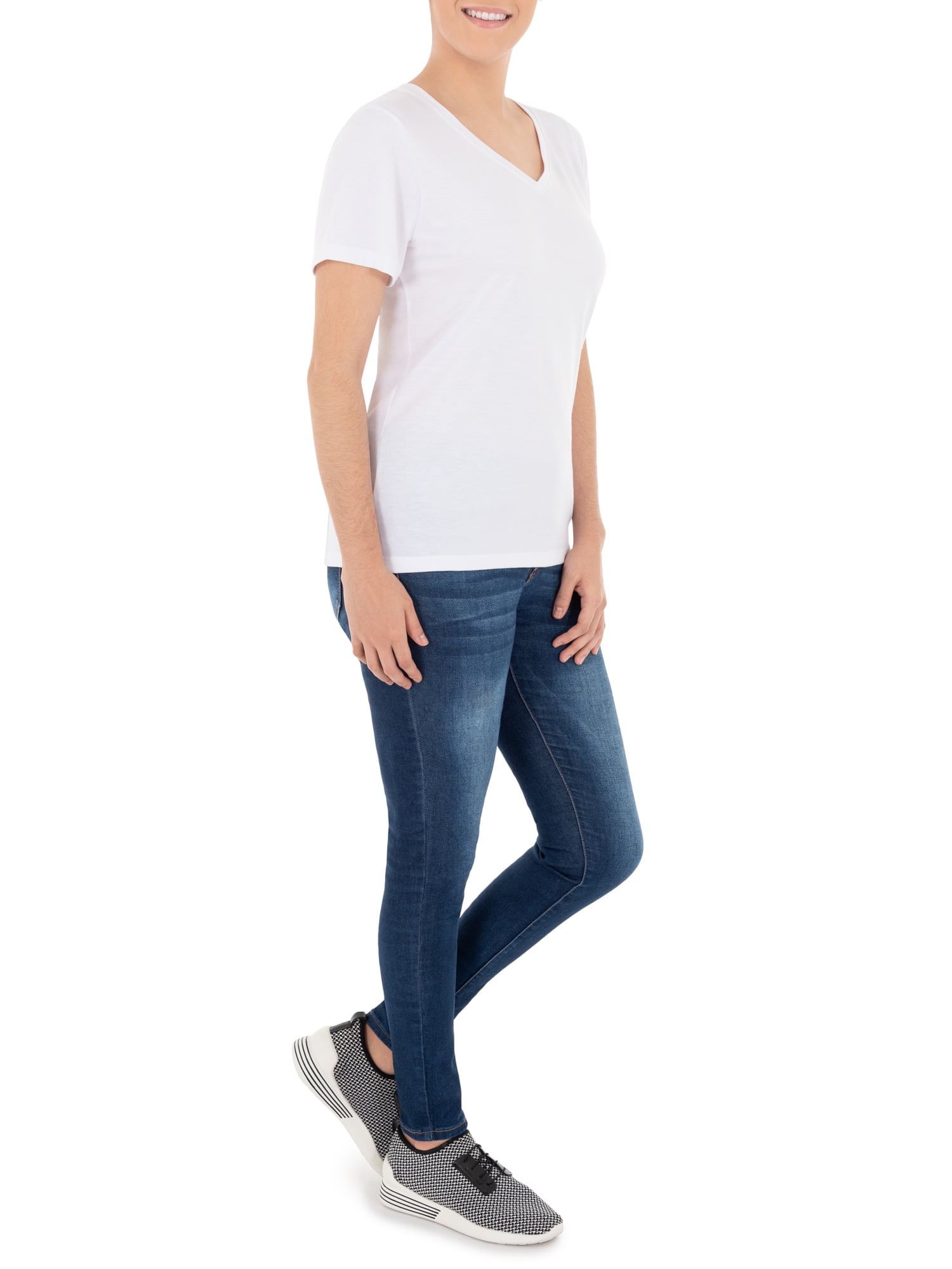 Time and Tru Women's V-Neck Tee