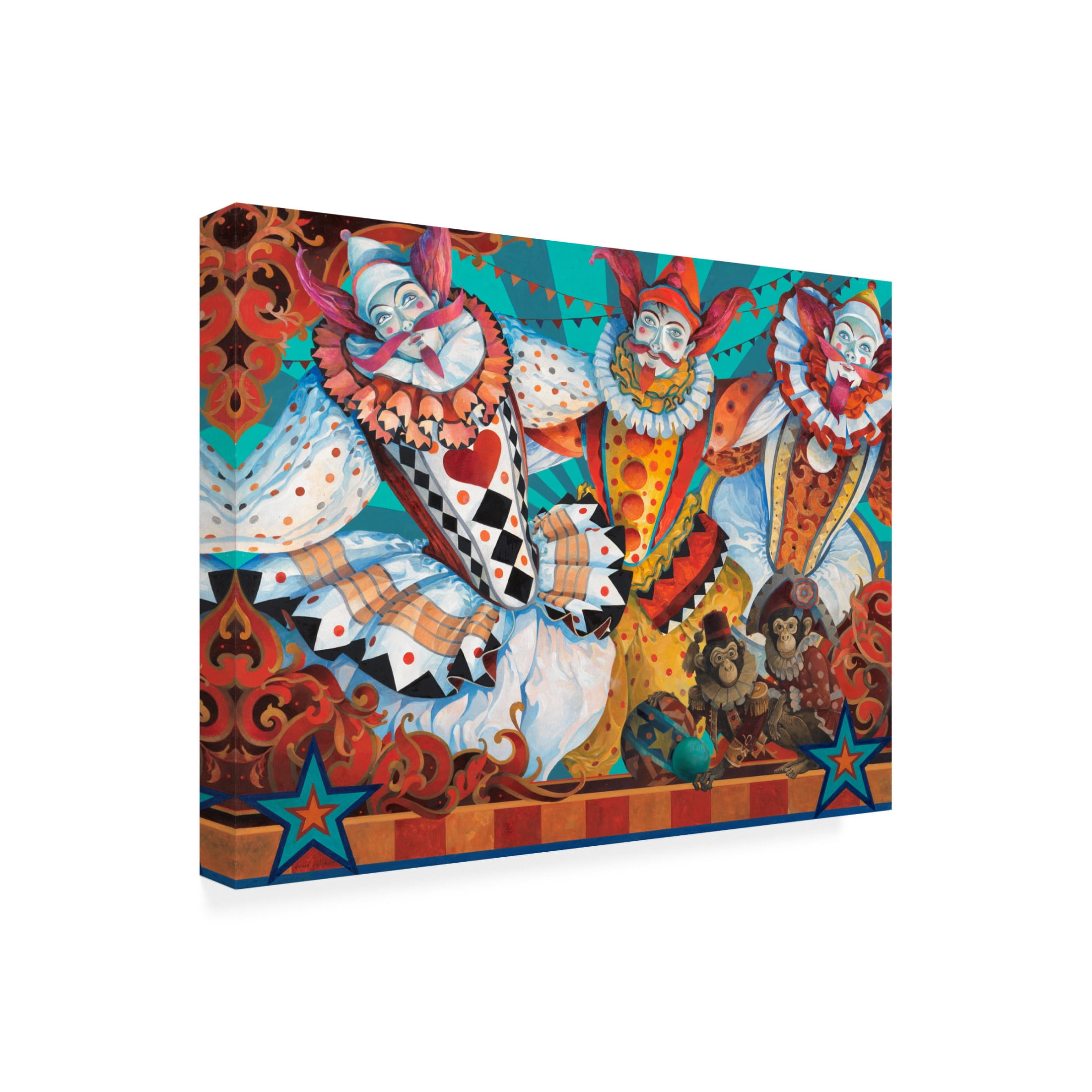 Canvas Wall Art - David Galchutt 'Big Top' Wall Art for Living Room, Bedroom, or Office Décor by Trademark Fine Art - 19 x 14 Inches