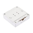 thumbnail image 5 of Uxcell Push to Exit Button Release Switch Door Access Control System PC Panel 86mmx86mm 12V 3A White, 5 of 5