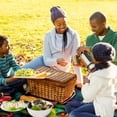 thumbnail image 6 of Chameleon Large Canvas Beach Blanket Picnic Mat - Waterproof Foldable Outdoor Sand Proof Mat for Travel and Camping, Lightweight and Portable, 6 of 6