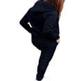 thumbnail image 3 of FNNMNNR 2Pcs Women‘s Jogger Casual Tracksuit Hoodie Sweatshirt + Pants Sets Sportswear, 3 of 6