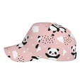 thumbnail image 2 of Lsque Panda Baseball Cap Trucker Low Profile Hat Golf Dad Hat Adjustable Original Classic Unconstructed Plain Cap Men Women, 2 of 9