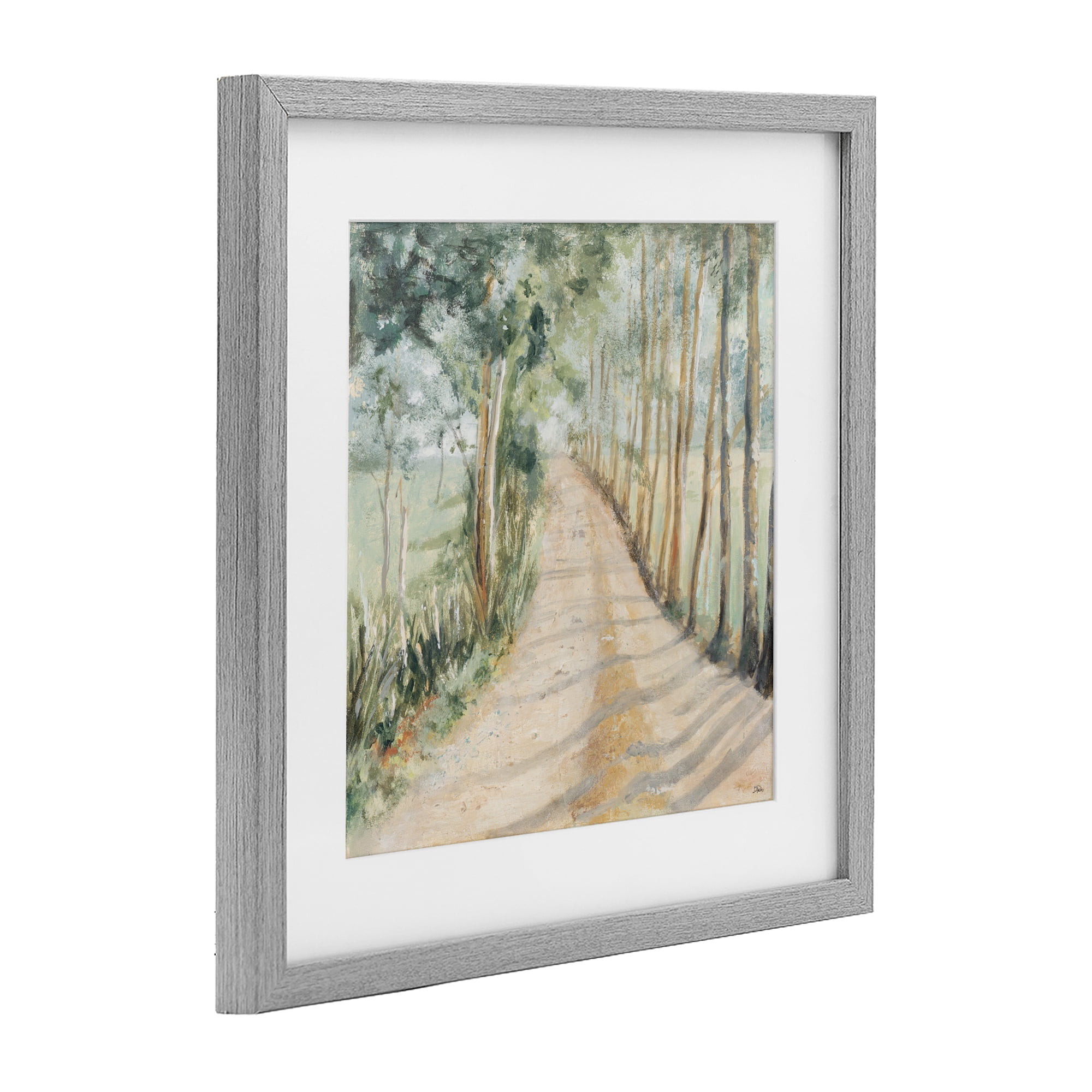 Stupell Industries Camino A Casa Pathway Gray Framed Print Under Glass, design by Patricia Pinto