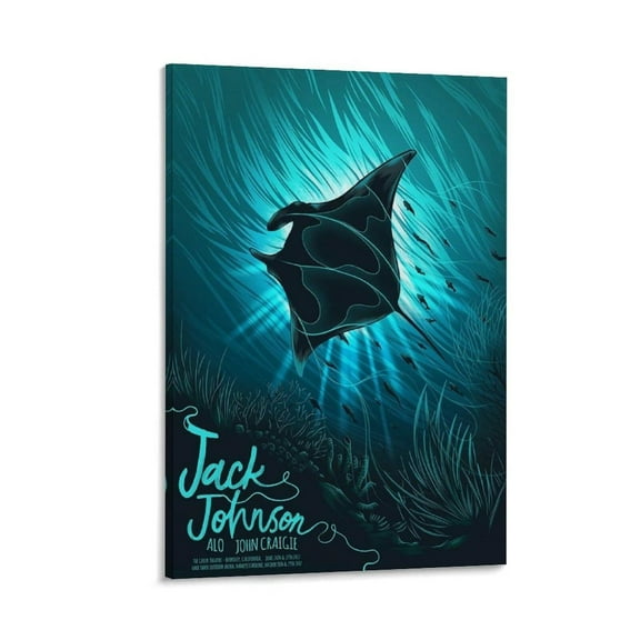 Jack Johnson Canvas Poster Wall Art Decor Print Picture Paintings for Living Room Bedroom Decoration