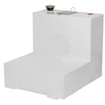 thumbnail image 2 of Delta Consolidated Liquid Transfer Tank 482000 54 Gallon Capacity; L-Shaped; Smooth; White; Steel; With Locking Cap And Mounting Hardware, 2 of 3