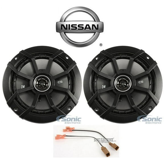 Kicker Front Door 6.5" Speaker Replacement For 2002-2018 Nissan Altima Sedan 600W Coaxial Speakers