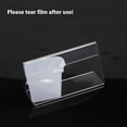 thumbnail image 4 of Set of 20PCS Mini Sign Display Holder, L Shape Clear Acrylic Price Card Tag Label Stand with your family, 4 of 5