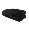 thumbnail image 2 of Plutus 90" x 90" Mink Faux Fur Luxury Throw in Black, 2 of 4