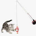 thumbnail image 3 of Caña de pescar telescópica Cat Toy Catcher Ejercitador para interior al aire libre Diversión Jugar Ejercicio Interactivo Retráctil de 41.5 cm a 68 cm Colco Juguetes para gatos, 3 of 7