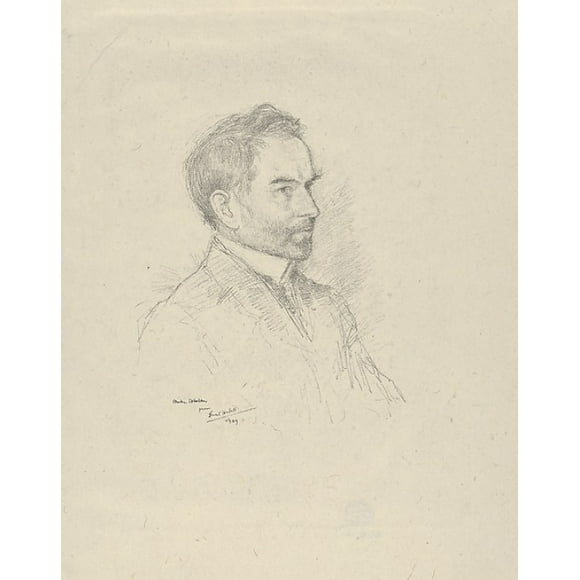 Affiche de Mike Whalen Imprimée par Ernest Haskell (américain, bois, connecticut 1876 121925 point ouest, maine) (18 x 24)
