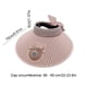 thumbnail image 3 of Sombrero de ala ancha con protección solar y ventilador de carga USB. Sombrero de protección solar abierto para viajes al aire libre., 3 of 6