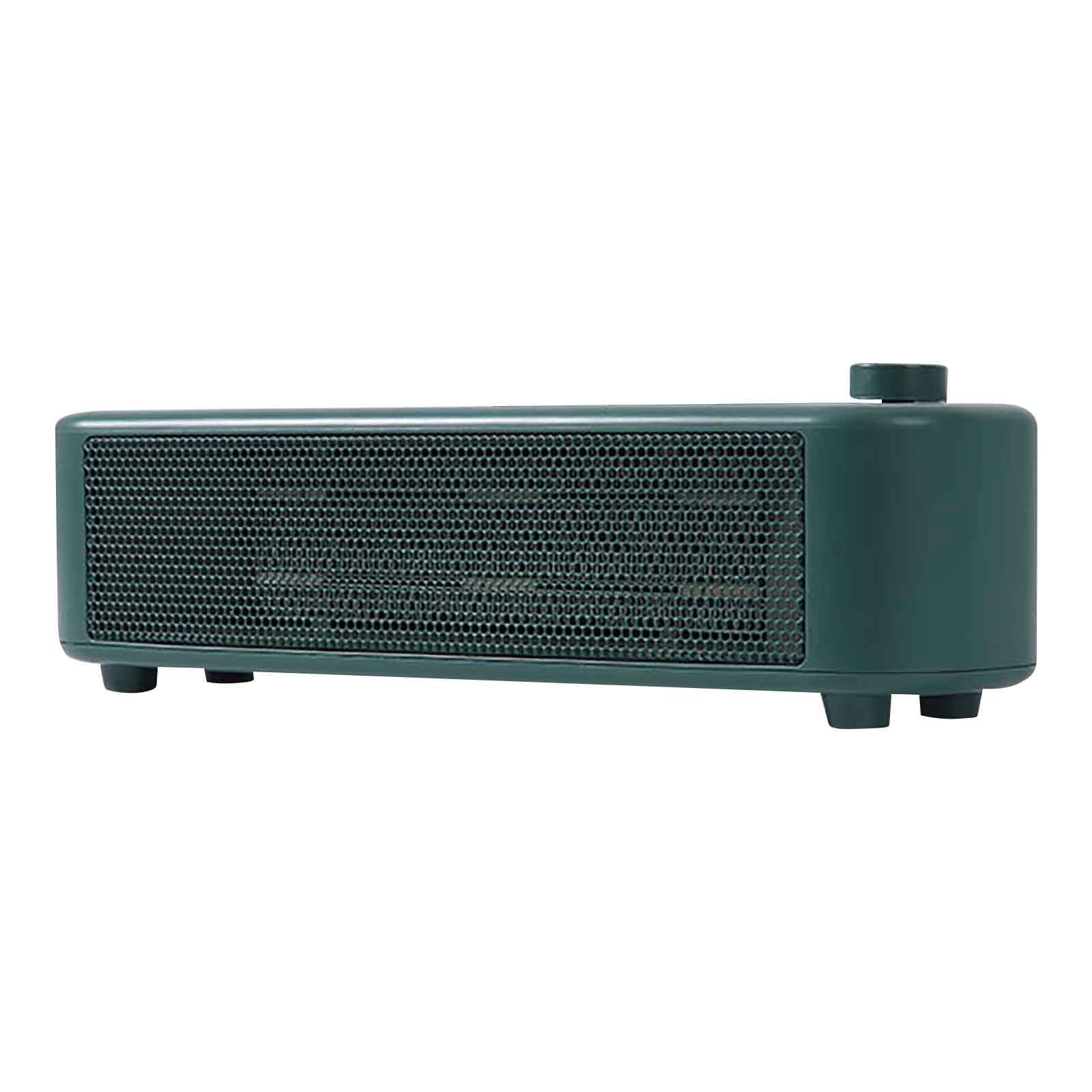 Desktop Small Heater Mini Office Indoor Portable Winter Foot and Hand Warmer Quiet 300W and 500W Energy Efficient Space Heater with Overheat Protection for Home and Work