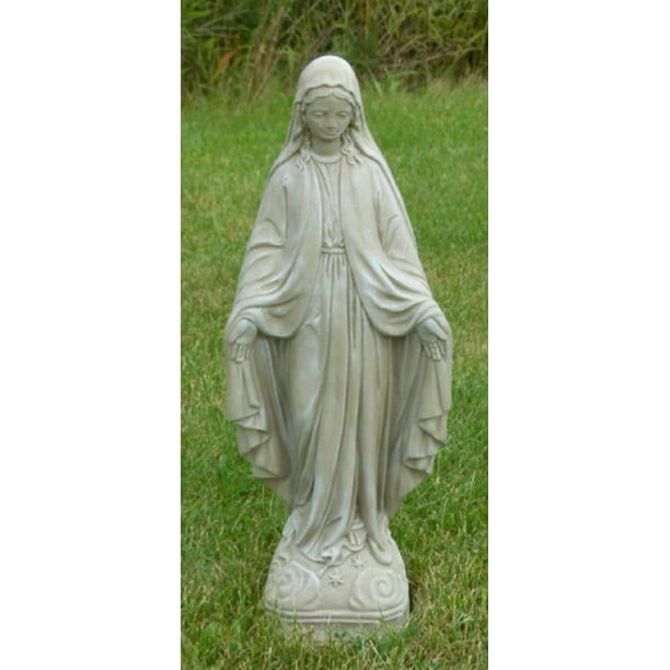 25 Virgin Mary Outdoor Garden Statue Marble Finish Com 25 Virgin Mary Outdoor Garden Statue, Blessed Virgin Mary Outdoor Statues