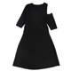 thumbnail image 2 of bar III Vestido acampanado con recortes para mujer, negro, grande, 2 of 2