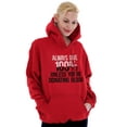 thumbnail image 4 of Always Give 100 Unless Donating Blood Unisex Plus Size Hoodie Brisco Brands 4X, 4 of 6