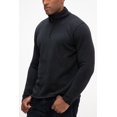 thumbnail image 5 of DEVOPS Men's Long Sleeve Fleece Jacket Quarter-zip (2X-Large, Black), 5 of 6