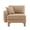 Coffee, variant on Newest Coffee Boucle Left Arm Facing Sofa, Curved Arm Design with Pillow for Living Room, Cozy