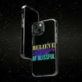 thumbnail image 6 of DistinctInk Clear Hybrid Case for Apple iPhone 15 Plus (6.7" Screen) - Believe Beginning Blissful - Lightweight Grip, 6 of 9