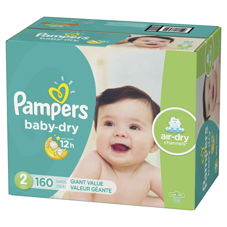 Pampers Baby-Dry Size 2 Diapers, 186 ct - Fry's Food Stores