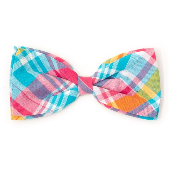 Madras Plaid Bow Tie