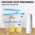 thumbnail image 4 of XYKA Upgrade 2 In 1 Mini Portable Handheld Vacuum Sealer, Rechargeable Food Sealing Machine with Upgraded Bags, Compact Design, Powerful Suction for Meal Prep, Sous Vide & Kitchen Storage, 4 of 6