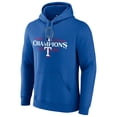thumbnail image 2 of Men's Fanatics Royal Texas Rangers 2023 World Series Champions Pullover Hoodie, 2 of 3