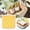 Yellow, variant on ZFSBZBS Sandwich Containers, Silicone Sandwich Storage with Snap-Off,Sandwich Box for Lunch,Leakproof, Reusable Plastic Sandwich Holder for Fruit,Salad,Snacks and Food Storage,Blue