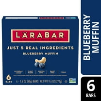 Larabar Blueberry Muffin, Gluten Free Vegan Fruit & Nut Bars, 6 Ct