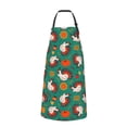 thumbnail image 2 of Fuzoiu Cartoon Turkey Print Adjustable Waterproof Apron with Pockets,Waterproof Apron for Cooking, Gardening, and Art Projects, 2 of 8