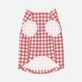 thumbnail image 6 of LNWH Red Check Plaid Pattern Dog Clothes, Breathable Warm Cotton Pet Clothes 3X-Large, 6 of 8